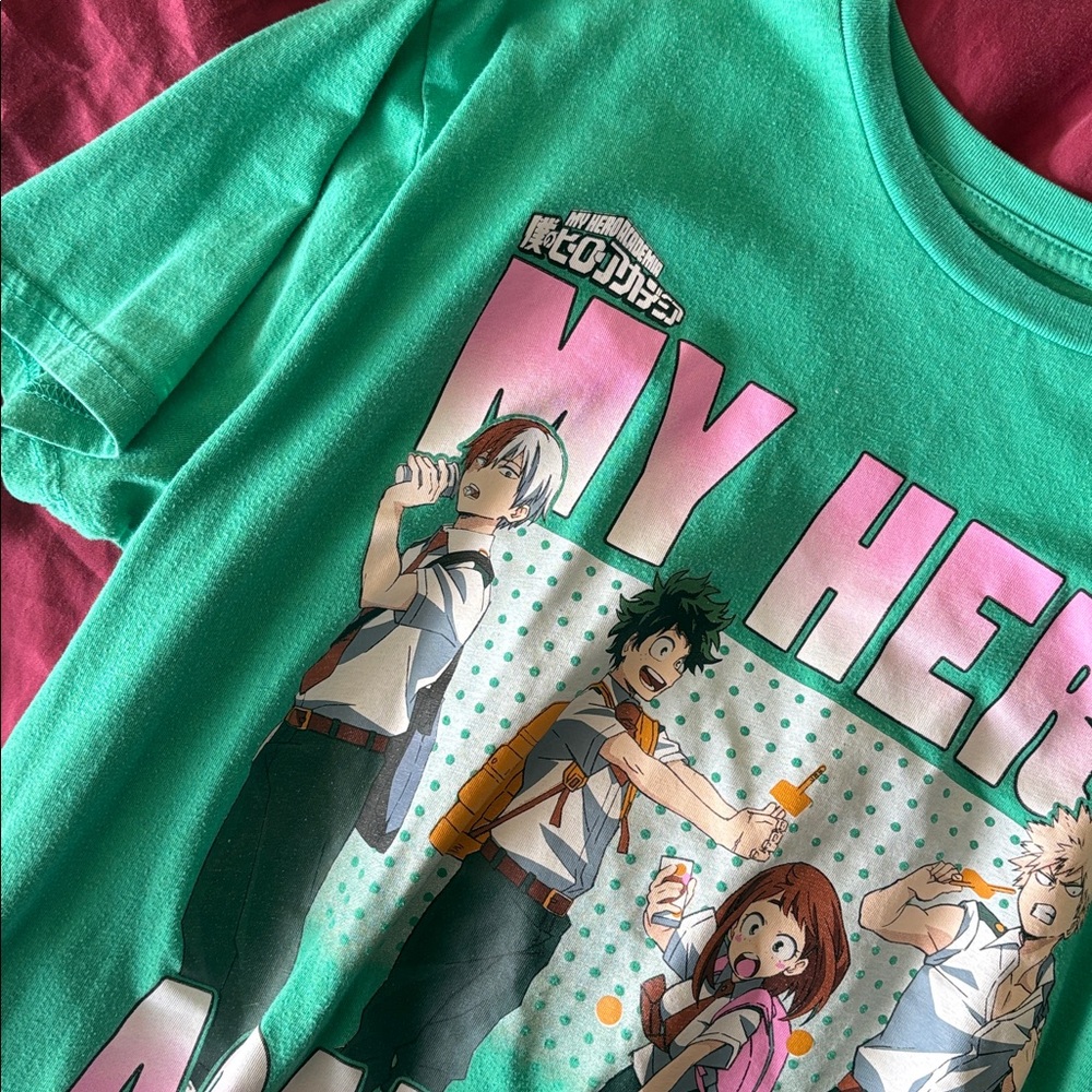 Green My Hero Academia Shirt
